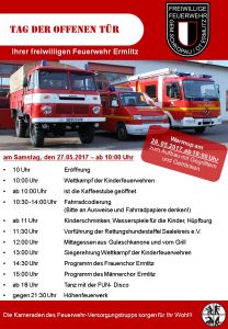 Tag der offenen Tür - 27.05.2017 - Feuerwehr Ermlitz